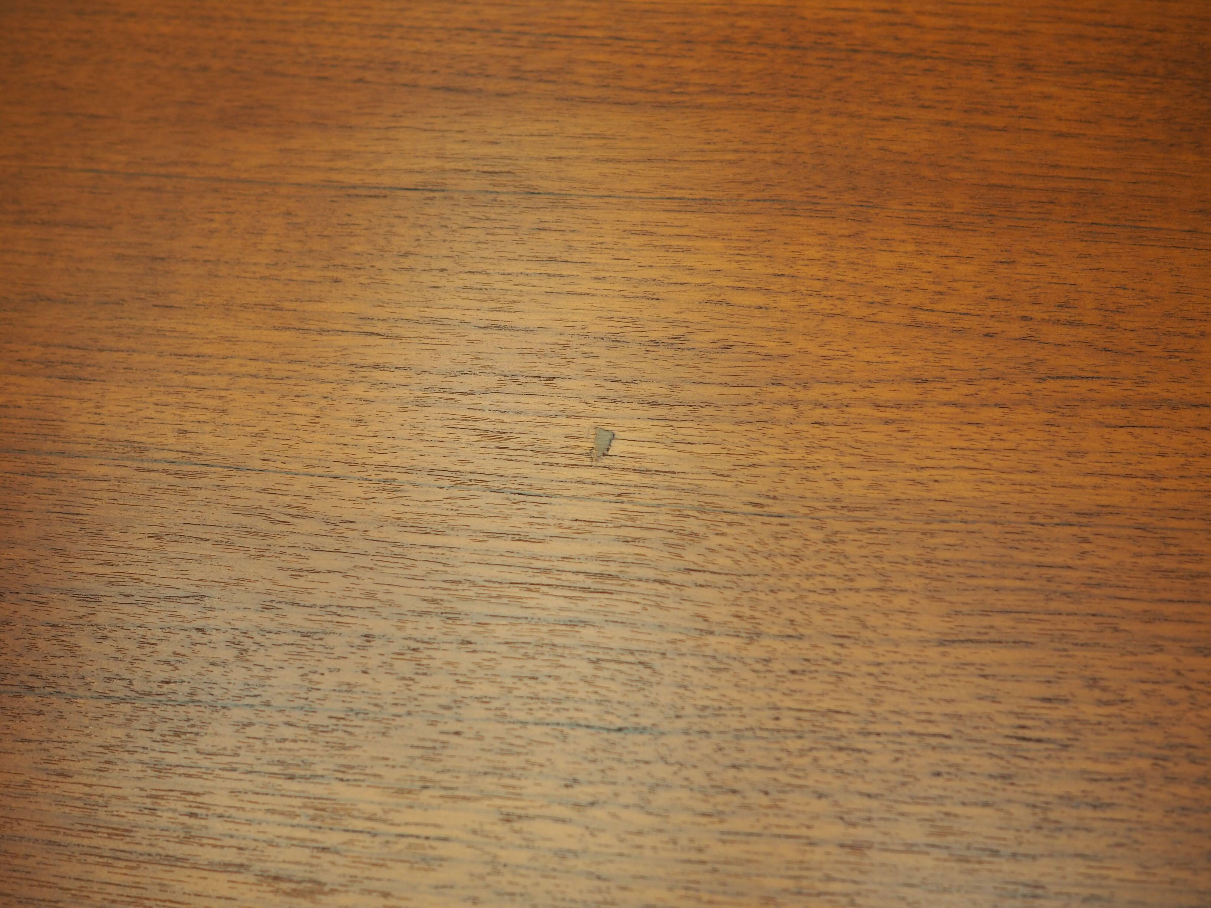 Teak round table, Italian design, 1970s, production: Italy