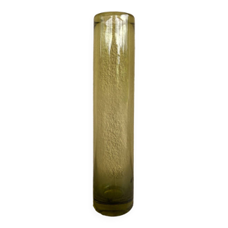 Danish green glass vase by Per Lütken for Holmegaard