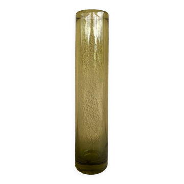 Danish green glass vase by Per Lütken for Holmegaard