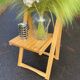 Wooden folding chair 1980