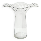 Vase en verre transparent attribué à Peill & Putzler - Vers 1970