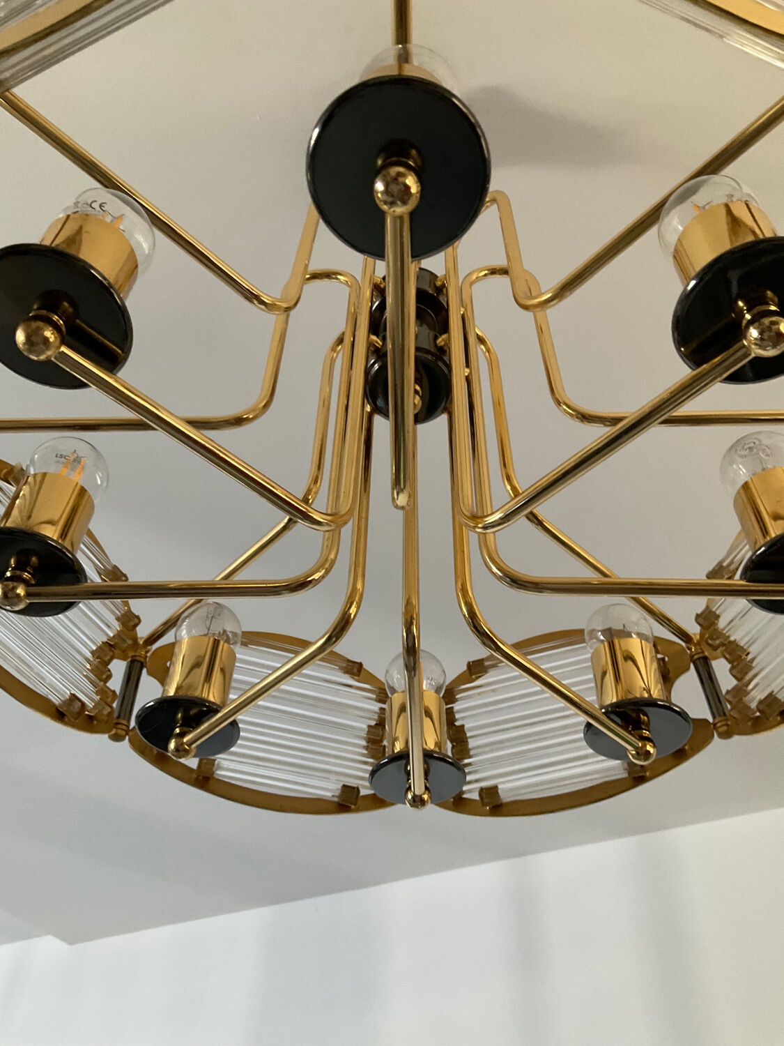 Vintage Bakalowits & Söhne chandelier from the 70s