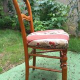 Antique chair Louis-Philippe in cherry wood