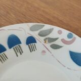 Set of 5 espresso cups in Lunéville earthenware