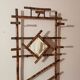 Vintage bamboo wardrobe
