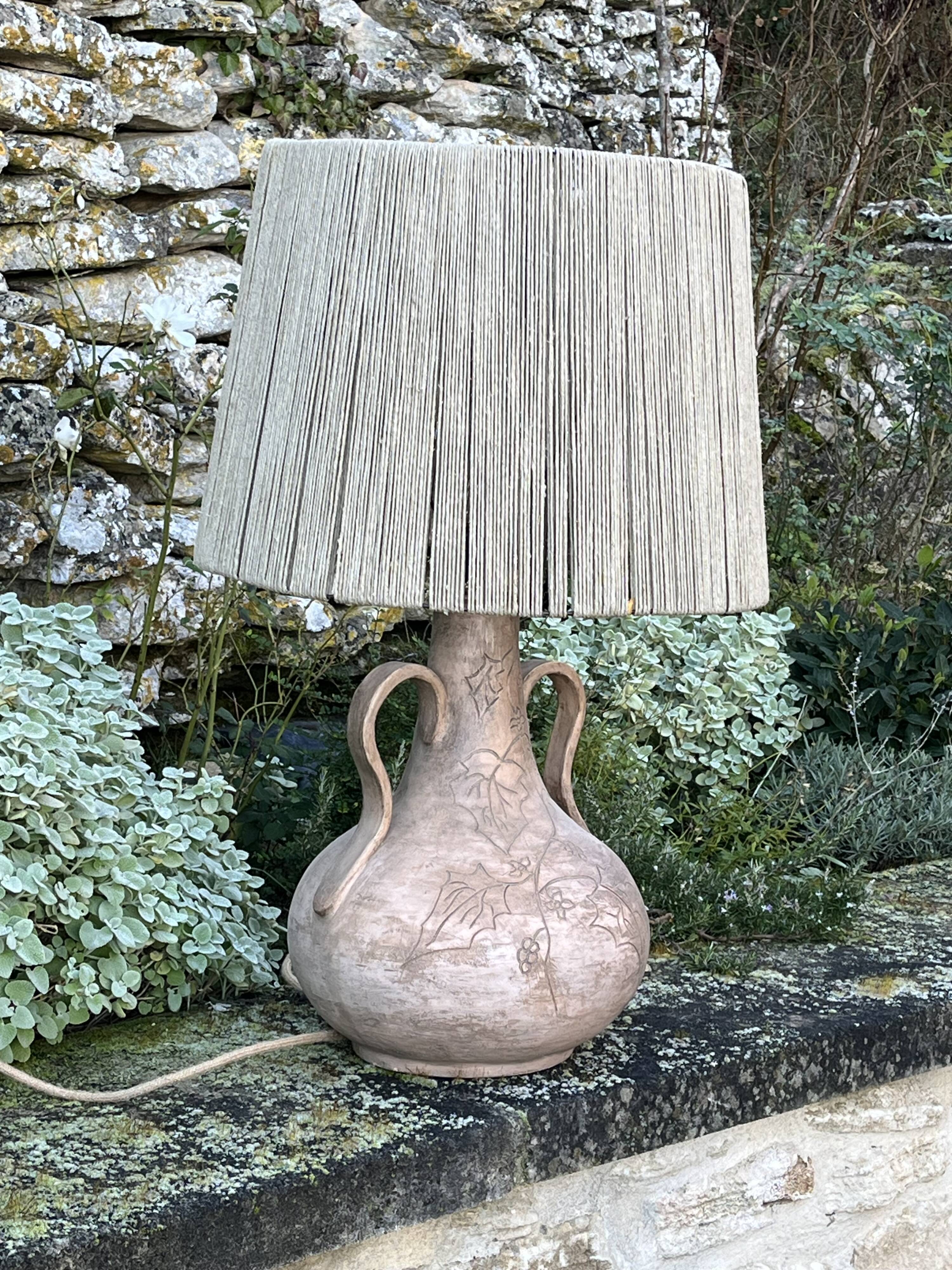 Vintage ceramic lamp