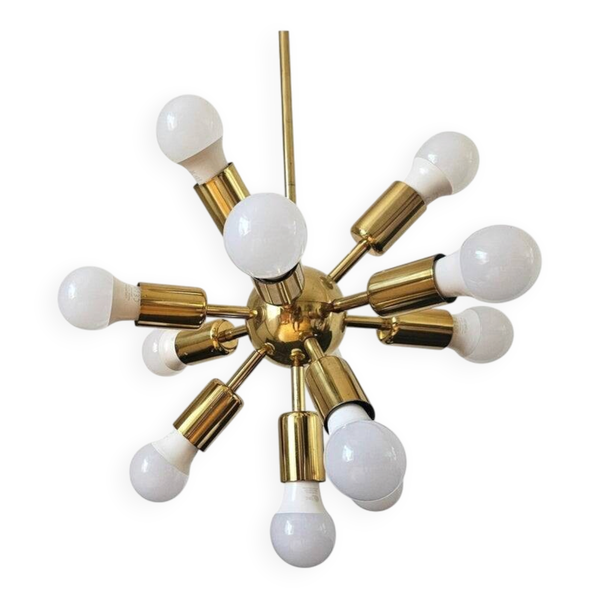 Rare Midcentury Chandelier Sputnik, Space Age, 1970s