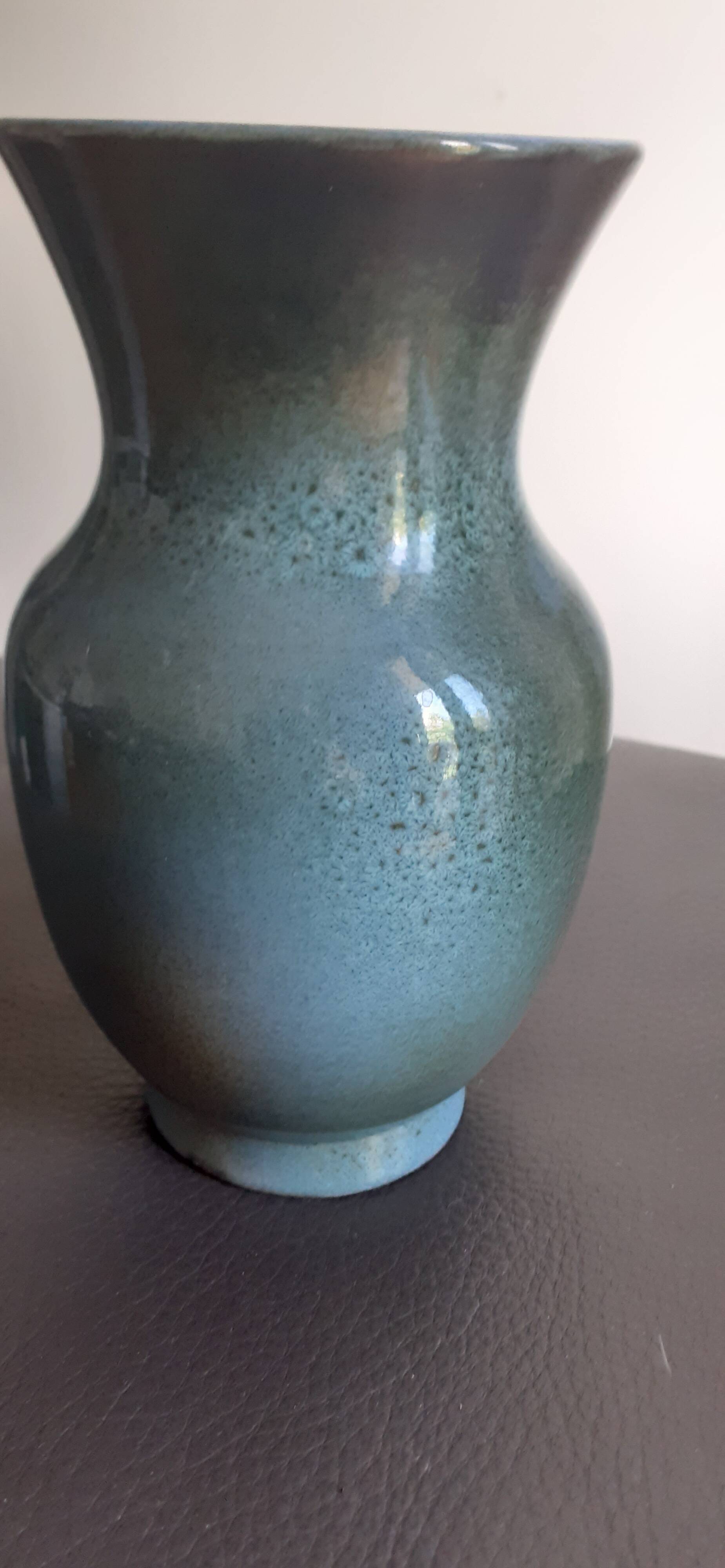 Blue Vallauris vase