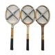 3 tennis wooden rackets 1950/1960