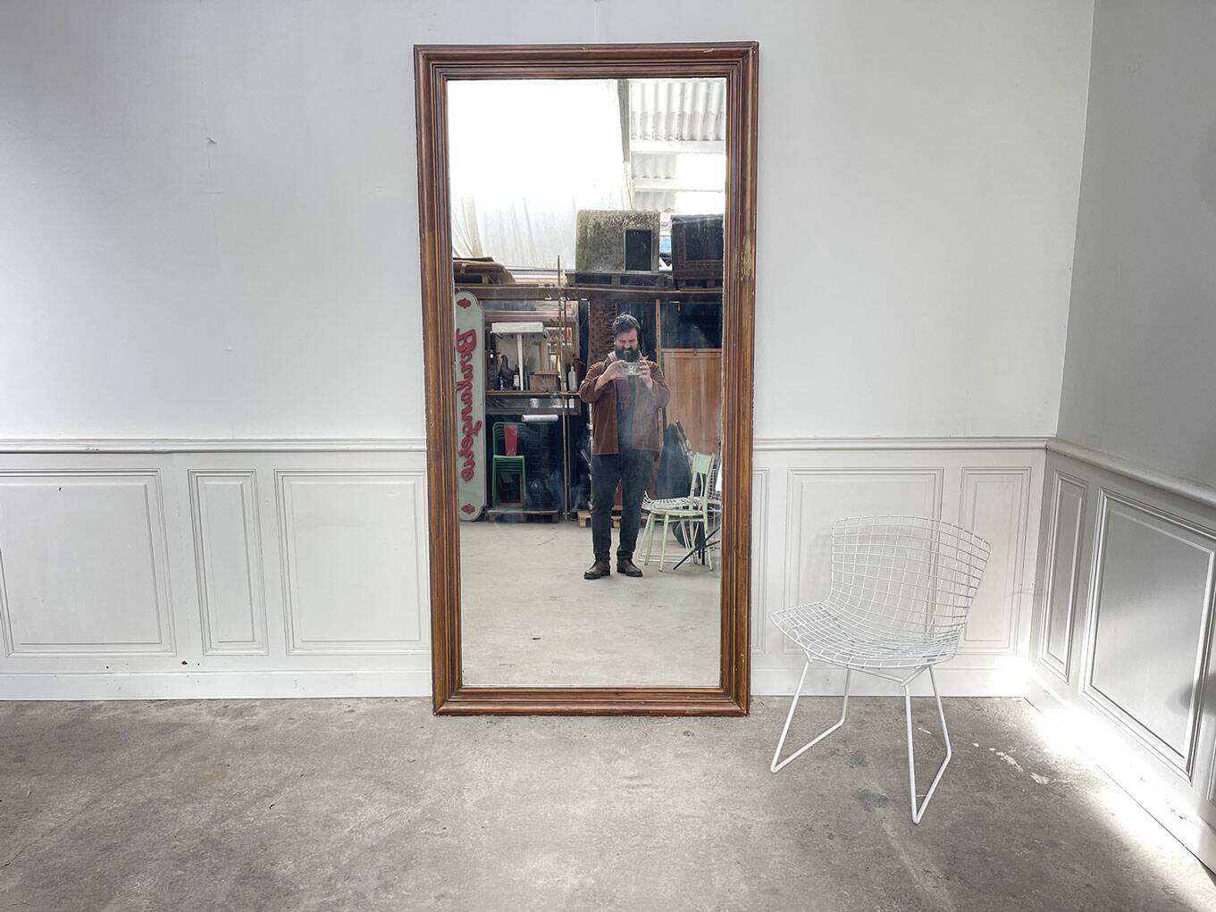 1920s brasserie mirror