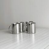 Ensemble de 4 tasses en inox
