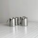 Set of 4 stainless steel cups