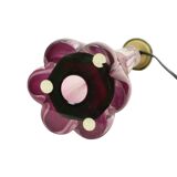 Purple Crystal Table Lamp Val Saint Lambert 1960s