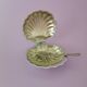Silver metal shell butterer