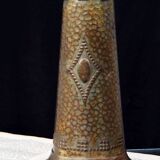 Paire de Vase Galvanoplastie Art Nouveau Laiton - France