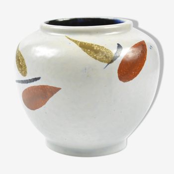 1960s mid-century modern ceramic vase, Silberdistel Zierkeramik, Germany