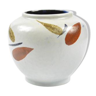 Vase en céramique moderne du milieu du siècle des années 1960, Silberdistel Zierkeramik, Allemagne