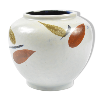 1960s mid-century modern ceramic vase, Silberdistel Zierkeramik, Germany