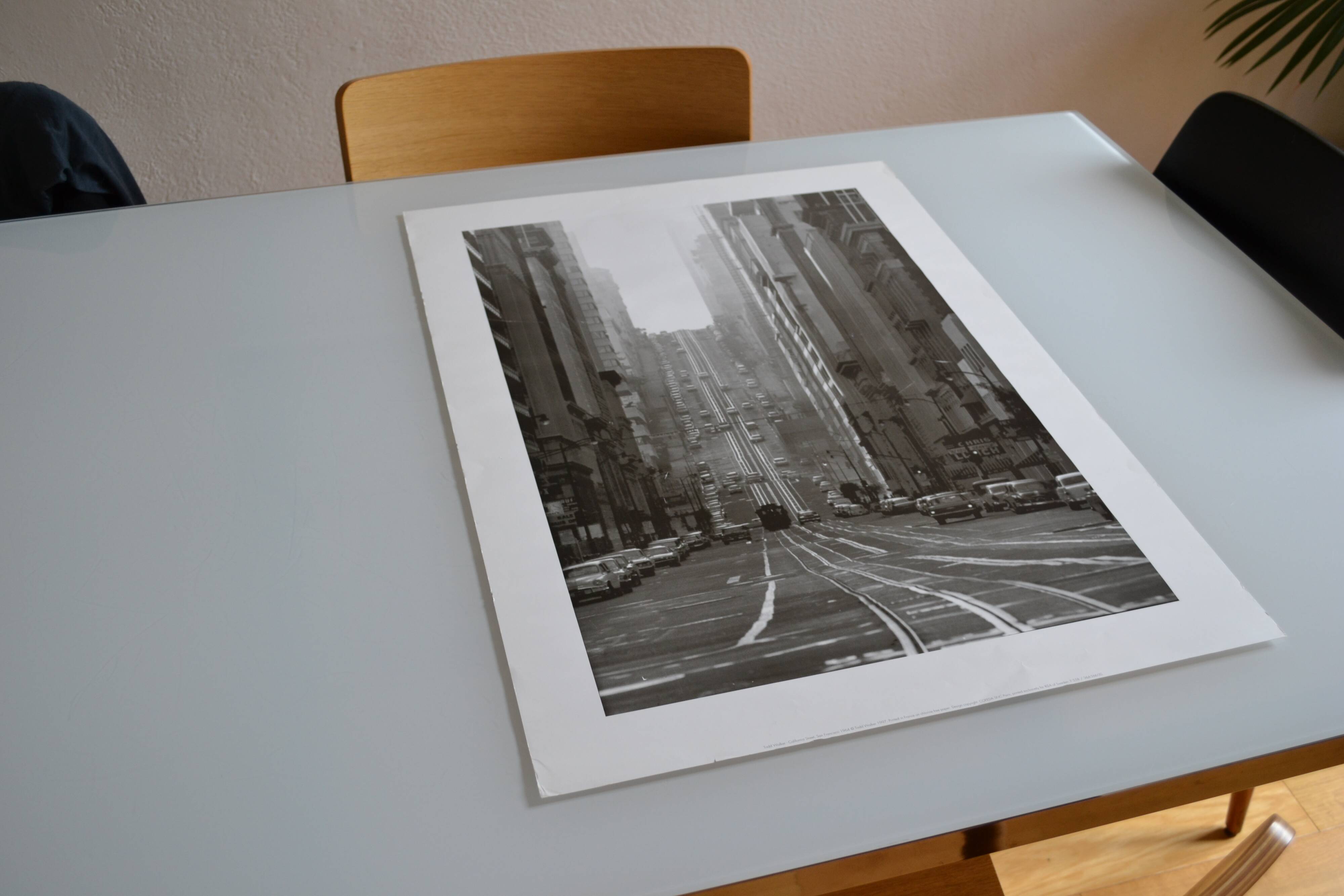 Todd Walker - California street San Francisco 1964 poster art print Ikea 1997