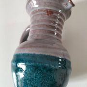 Glazed ceramic pitcher by Pichet Accolay, circa 1955–1965.