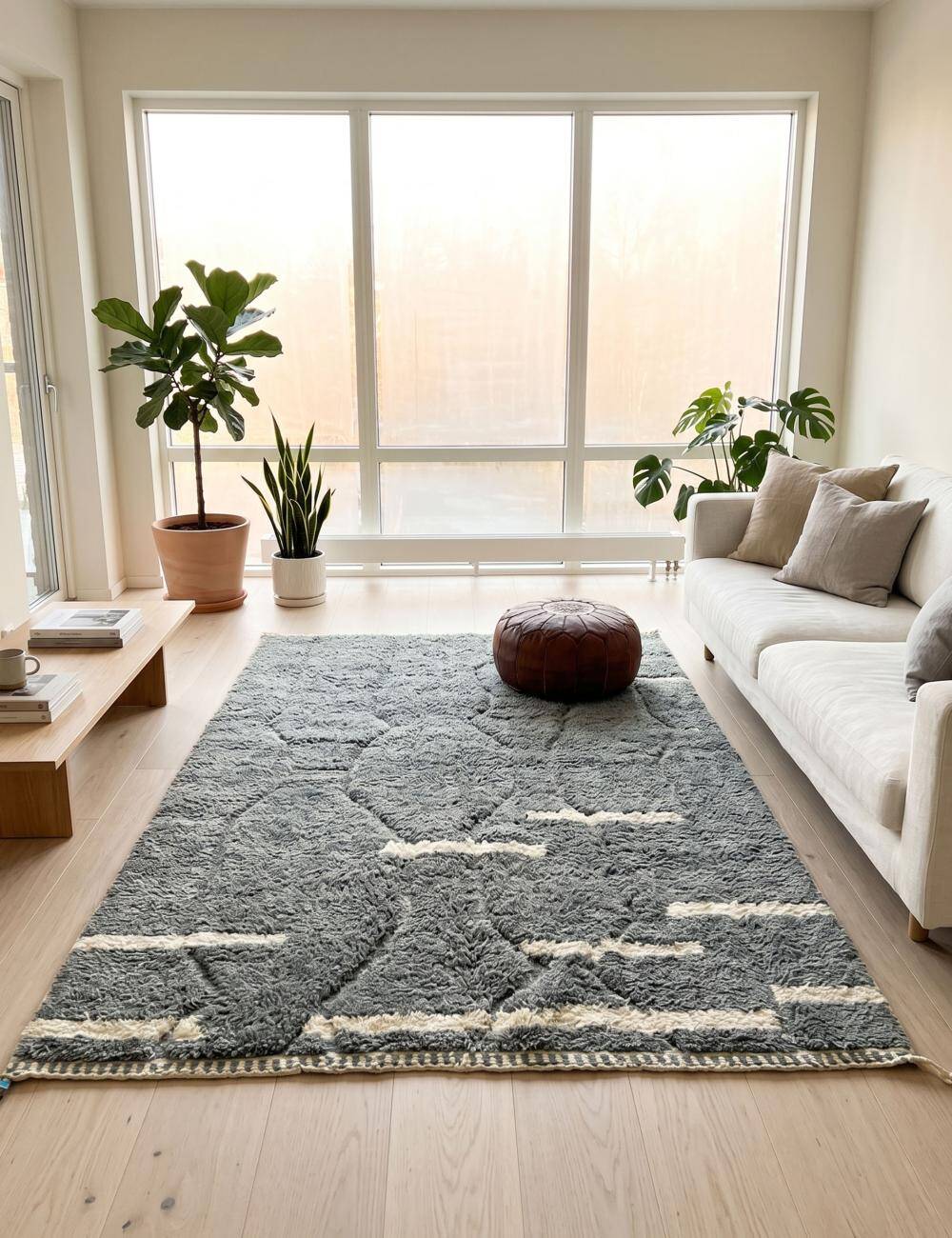 Tapis Berbère Gris - 270 x 180 cm