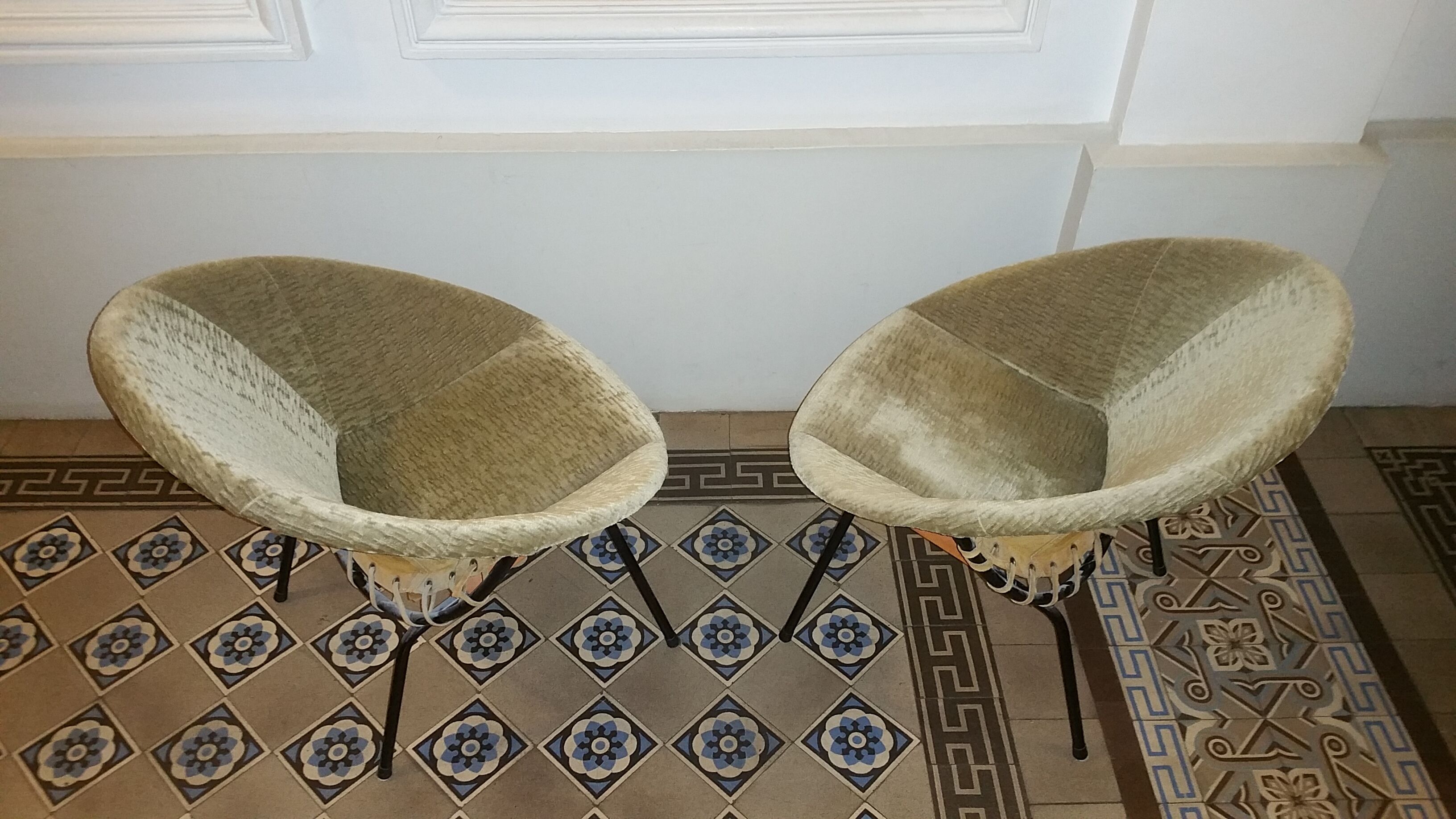 Wheelchair cup Swedish 50s 60s Lusch Erzeugnis