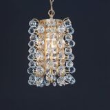 Small golden brass pendant by Christoph Palme, Germany, 1970s.