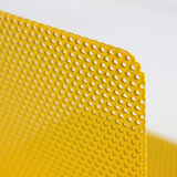 Ensemble de 3 serre-livres en métal - design vintage - jaune