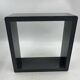 3 nesting shelves in grey lacquer.
