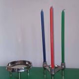 Set - candleholders and shell designed by Fritz Nagel and Caesar Stoffi.