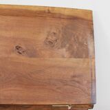 Walnut chest of drawers