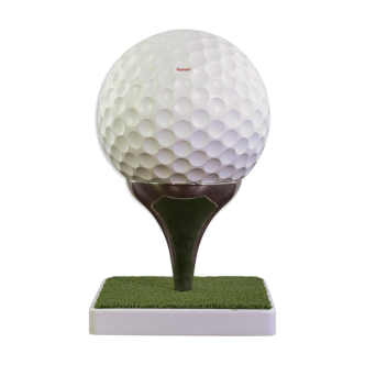 Sedie-Tee seat produced by Gufram in form of a golf ball set on a tee