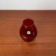 German glass vase from the mid-century modern period by Alfred Taube, 1960s.