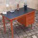 Bureau en chêne vintage année 70 Roumanie.