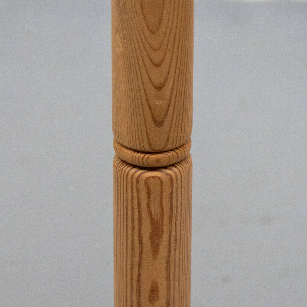 Pine floor lamp Solbackens Svarveri 1970s