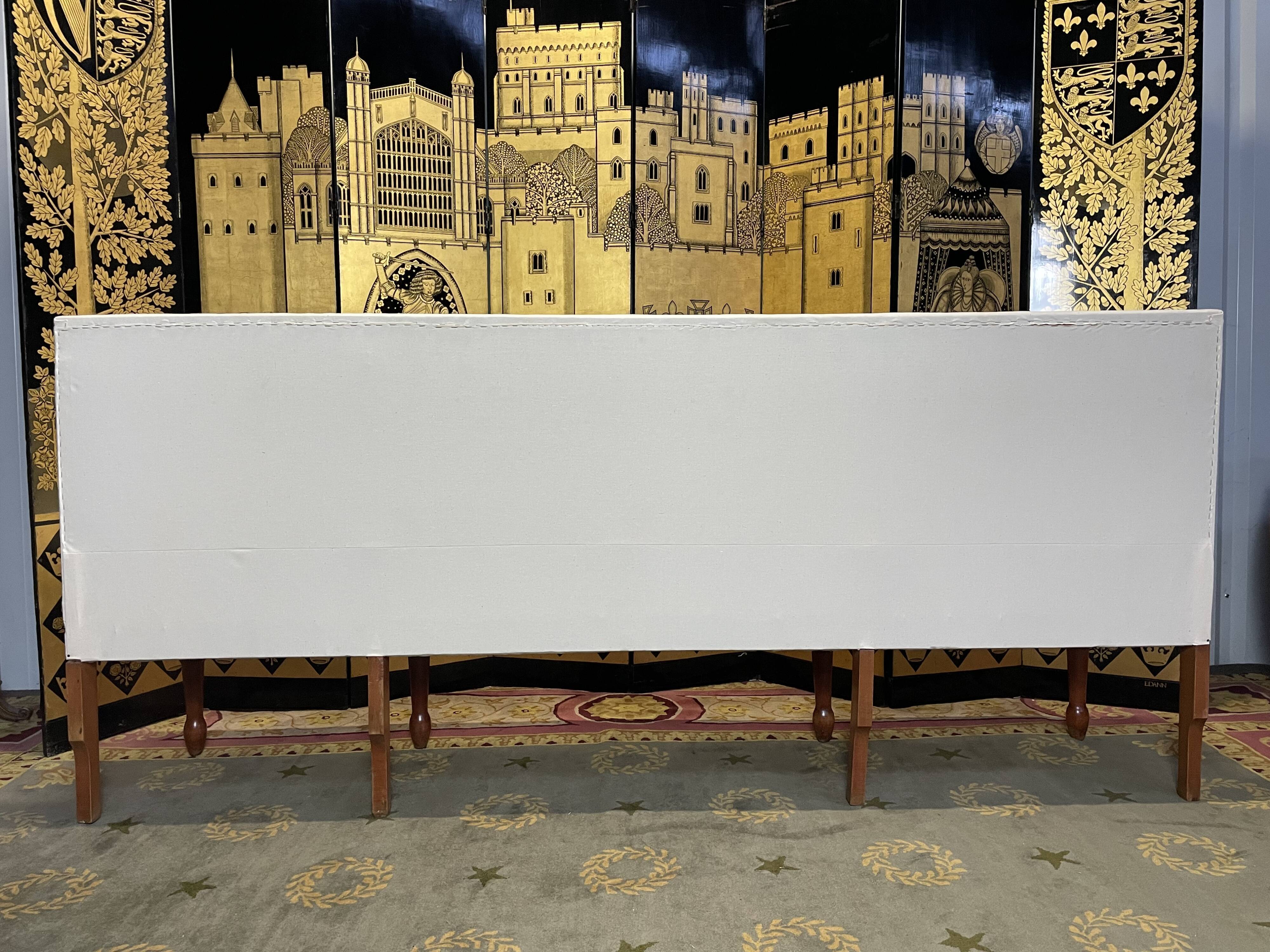 Restored brasserie bistro bench