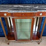Parisian Louis XVI mahogany display case circa 1800