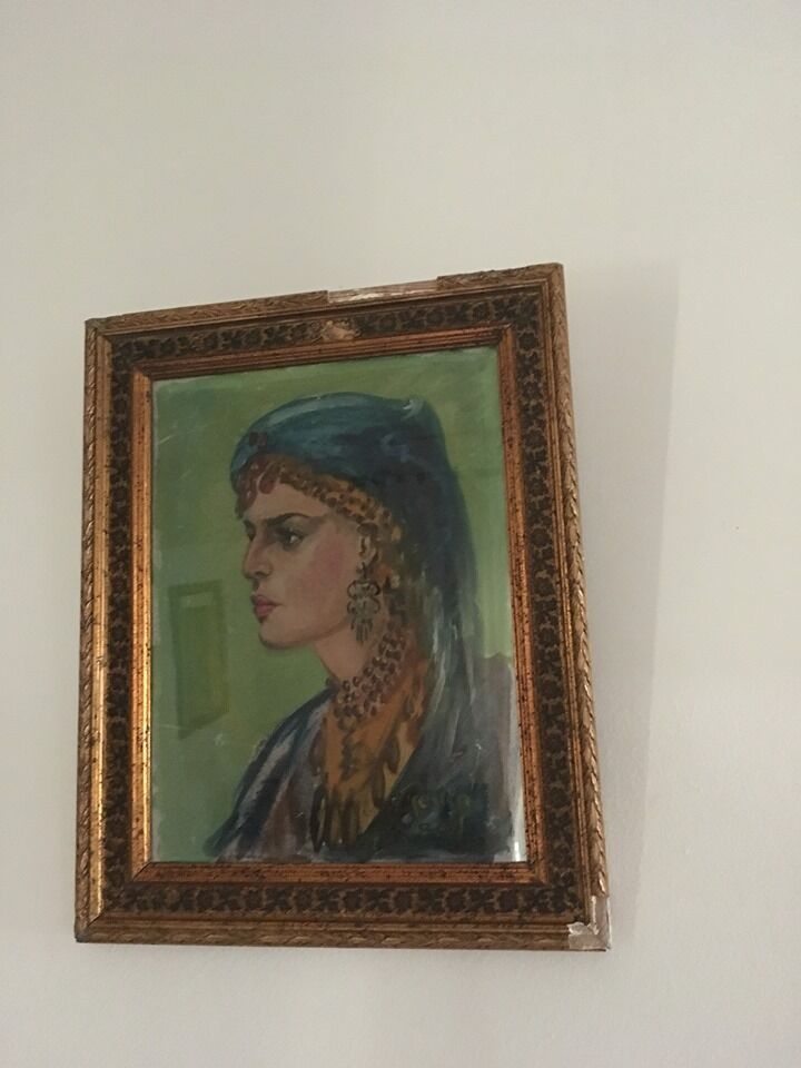 Orientalist portrait "Samira the Moroccan".
