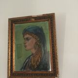 Orientalist portrait "Samira the Moroccan".