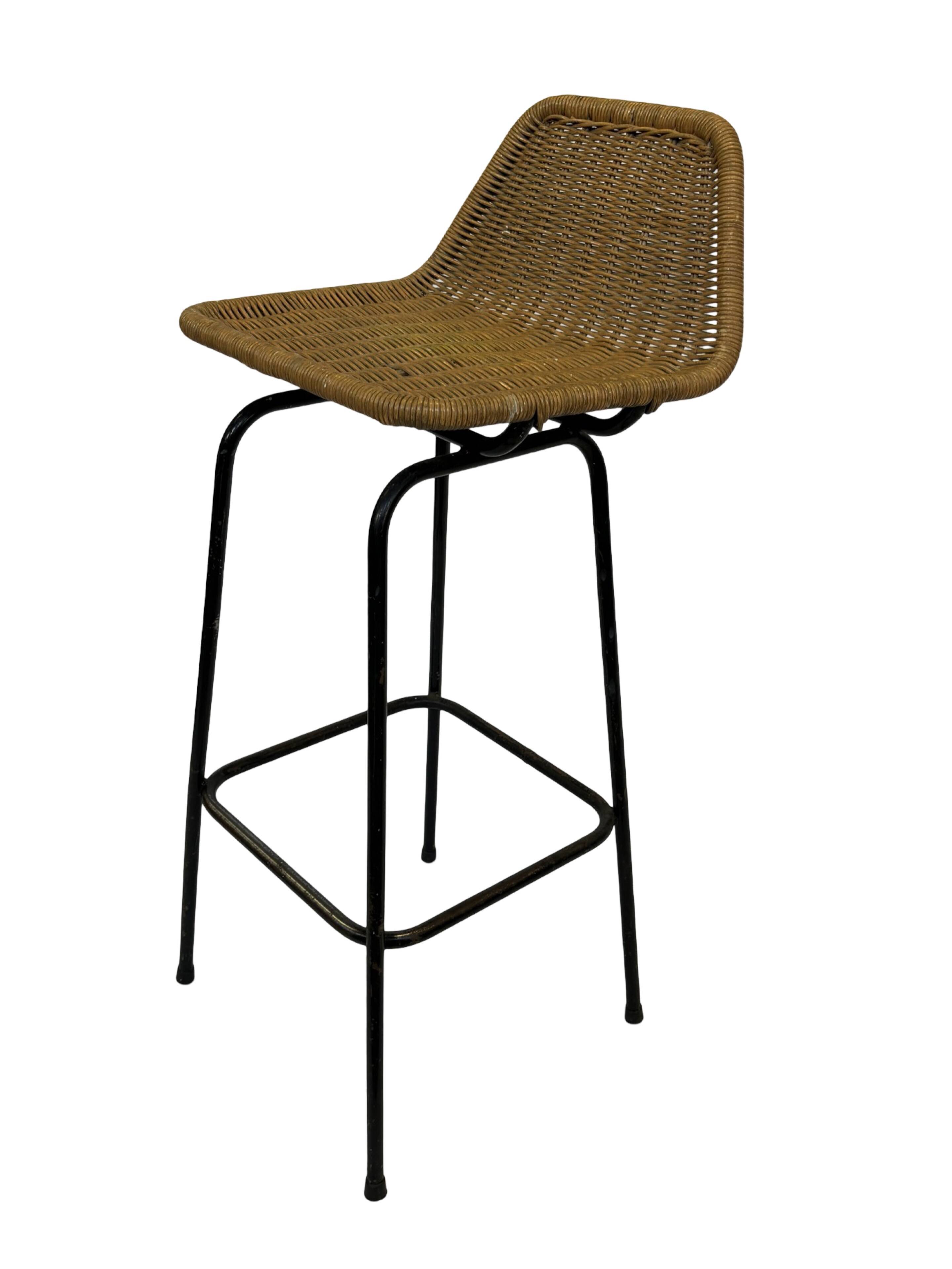 Vintage stool barstool Dirk van Sliedregt Rohe Noordwolde