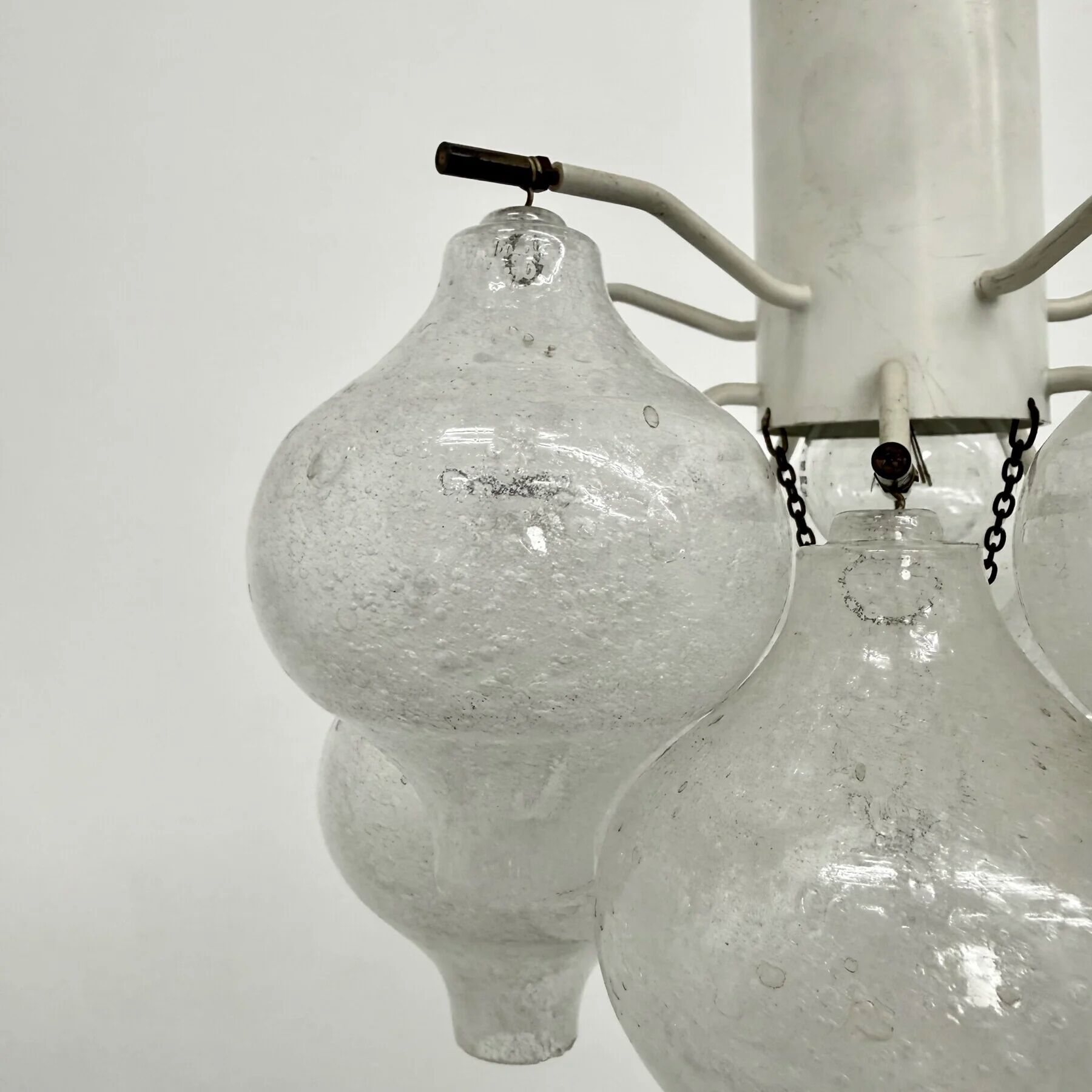 Mid-century Tulipan glass flushmount by Kalmar, Austria, 1960s