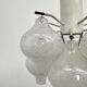 Mid-century Tulipan glass flushmount by Kalmar, Austria, 1960s