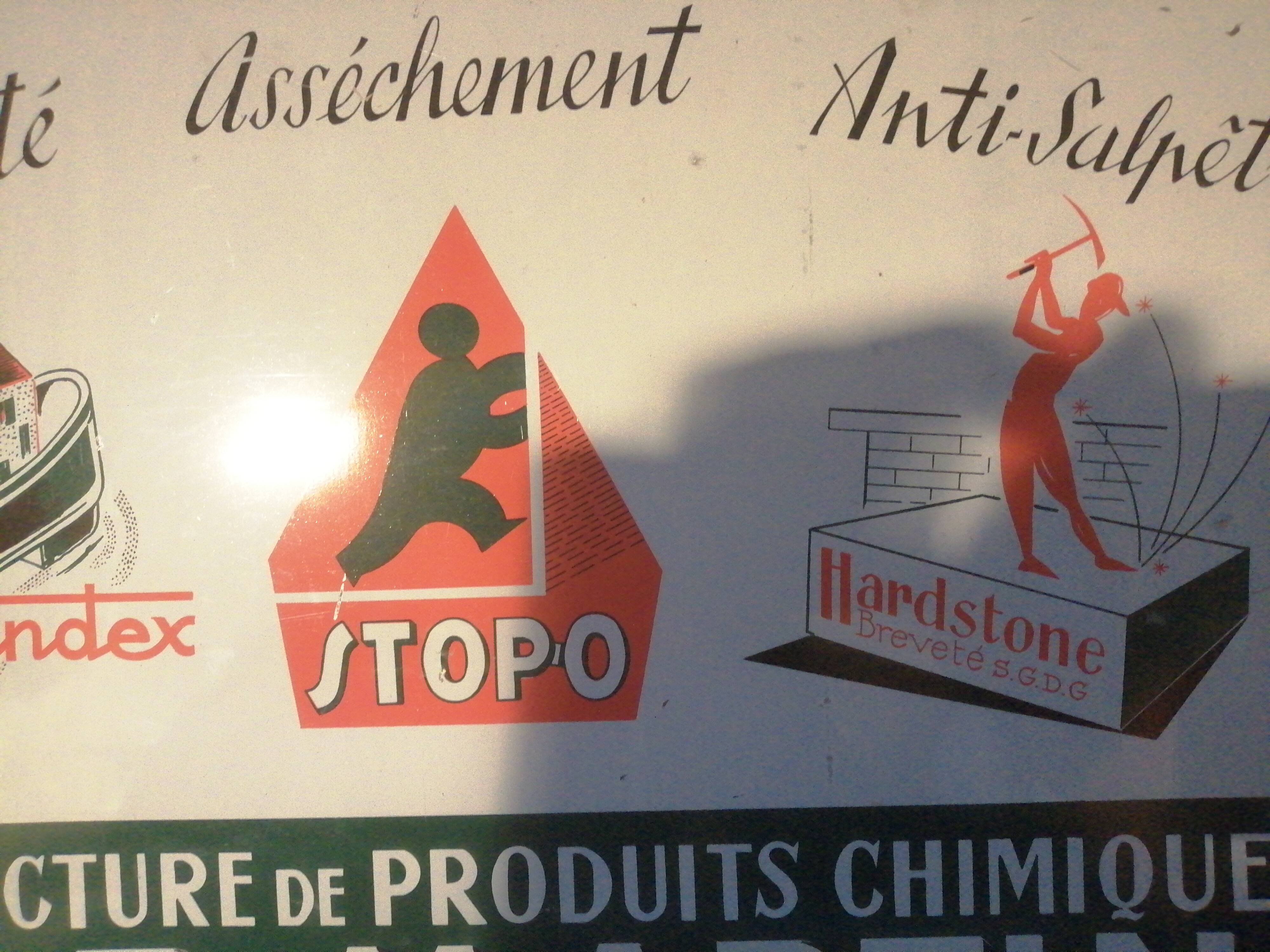 Former Martin advertising plate