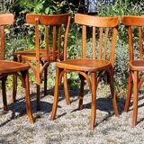 Set 4 chairs bistro luterma 40s