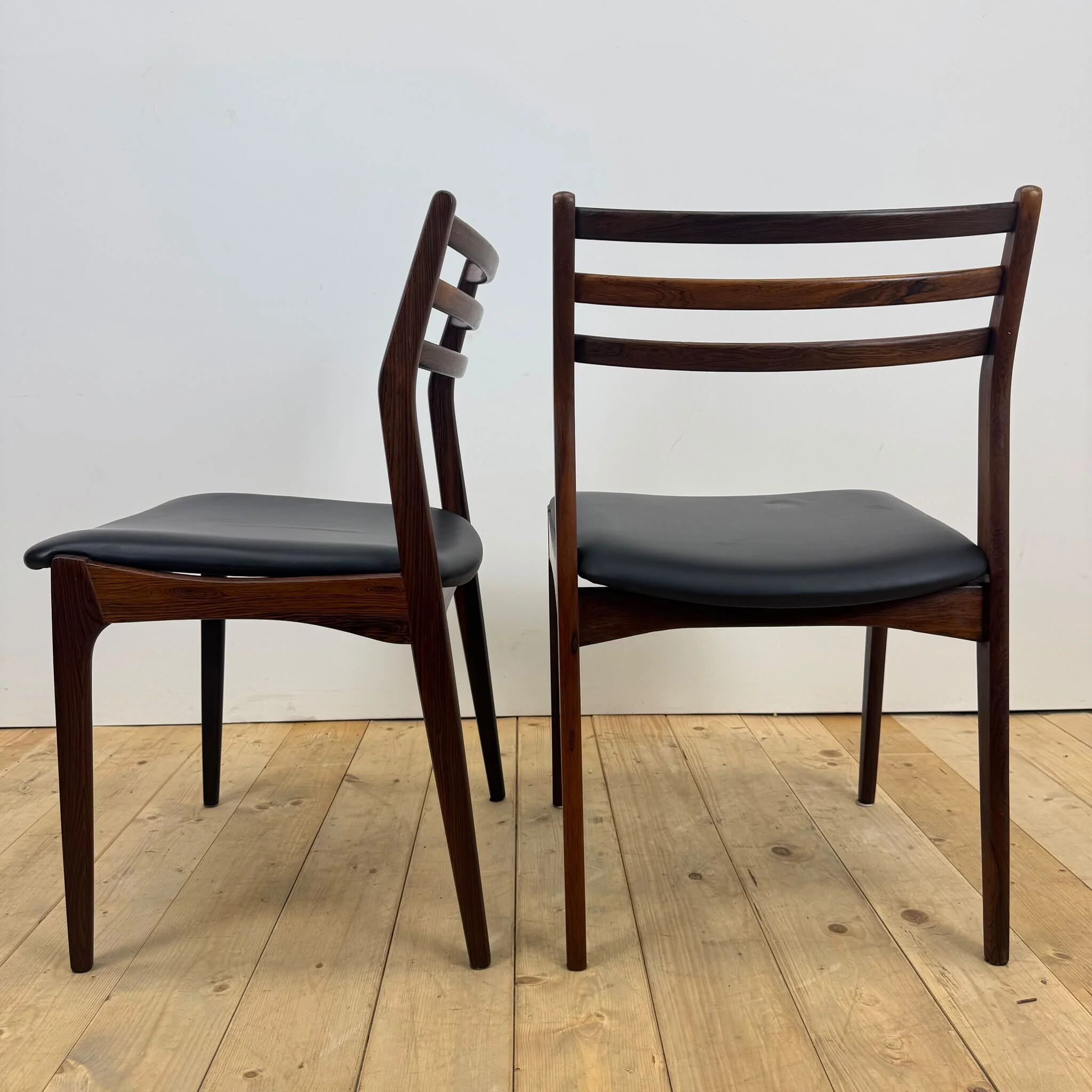 Ensemble de six chaises par Vestervig Erikson, années 1960