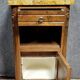 Louis XVI style walnut nightstand or bedside table circa 1900