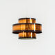 Brutalist burnt copper pendant by Svend Aage Holm Sørensen