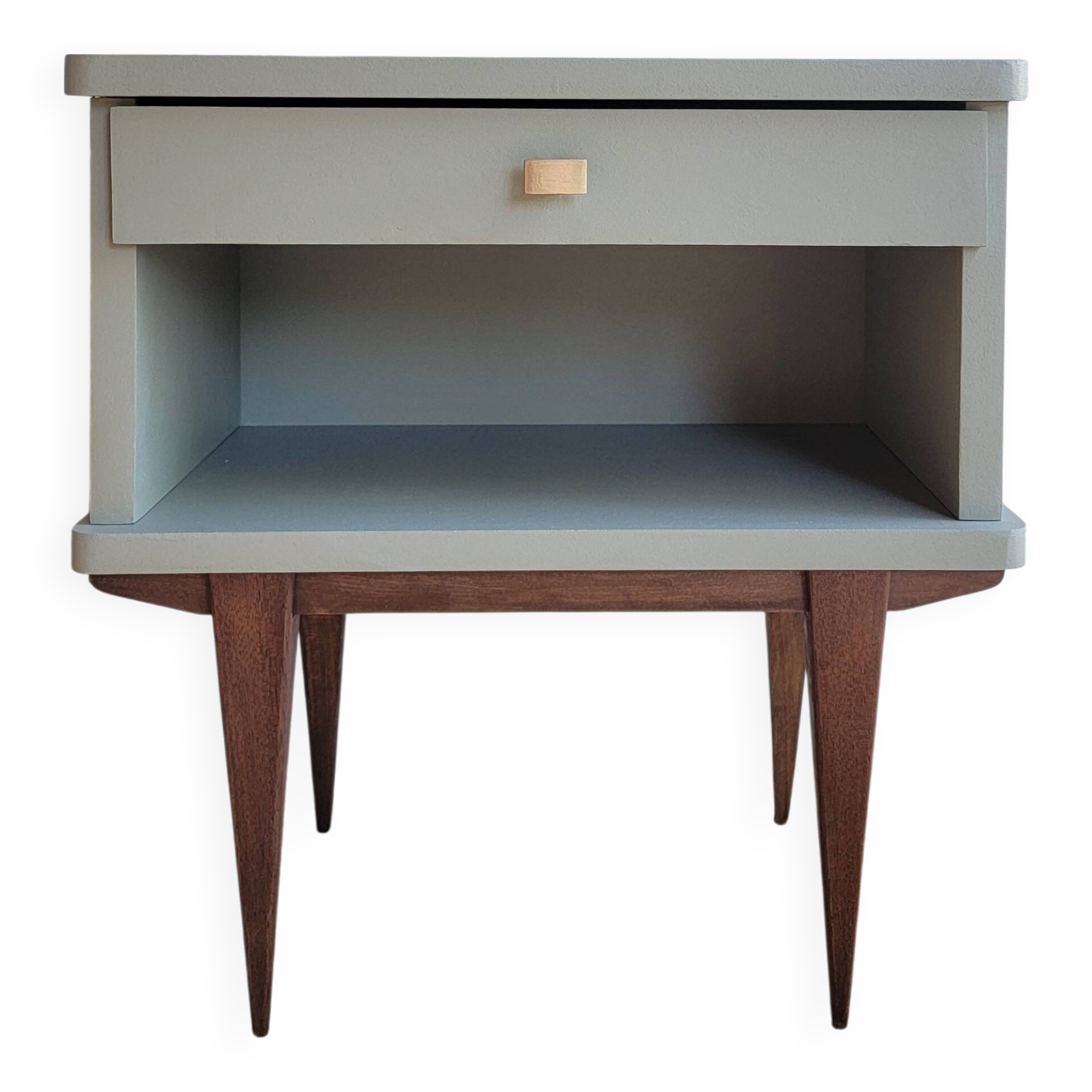 Table de chevet vintage rénovée
