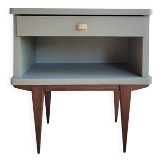 Table de chevet vintage rénovée
