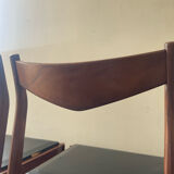 Pair of Scandinavian teak chairs from the 60s